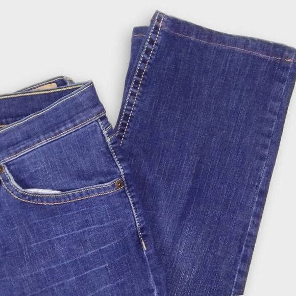 Levis Womens 528 Curvy‎ Skinny Sz 17M Jr Dark Blue Stretch Teen Girls - Picture 3 of 6